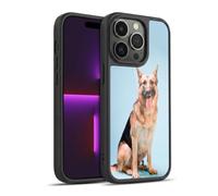 Head Case Designs German Shepherd Dog Popular Dog Breeds Gel Armour Case [Military Grade Protection] Compatible With Apple iPhone 14 Pro