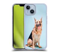 Head Case Designs German Shepherd Dog Popular Dog Breeds Soft Gel Case [Military Grade Protection] Compatible With Apple iPhone 14