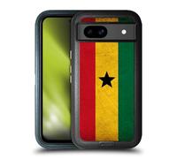Head Case Designs Ghana Vintage World Flags Ultra-Armoured Shockproof Case [Military Grade Protection] Compatible With Google Pixel 8a