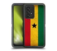 Head Case Designs Ghana Vintage World Flags Ultra-Armoured Shockproof Case [Military Grade Protection] Compatible With Samsung Galaxy A53 5G (2022)
