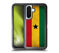 Head Case Designs Ghana Vintage World Flags Ultra-Armoured Shockproof Case [Military Grade Protection] Compatible With Samsung Galaxy A36 5G