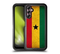 Head Case Designs Ghana Vintage World Flags Ultra-Armoured Shockproof Case [Military Grade Protection] Compatible With Samsung Galaxy A14 5G