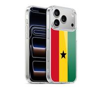 Head Case Designs Ghana World Flags Gel Case [Military Grade Protection] Compatible with Apple iPhone 17 Pro and Compatible with MagSafe