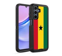 Head Case Designs Ghana World Flags Ultra-Armoured Shockproof Case [Military Grade Protection] Compatible With Samsung Galaxy A15