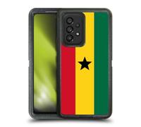 Head Case Designs Ghana World Flags Ultra-Armoured Shockproof Case [Military Grade Protection] Compatible With Samsung Galaxy A53 5G (2022)