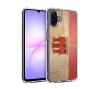 Head Case Designs Gibraltar Gibraltarian Vintage Flags Set 6 Gel Case [Military Grade Protection] Compatible With Samsung Galaxy A07 4G