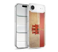 Head Case Designs Gibraltar Gibraltarian Vintage Flags Set 6 Gel Case [Military Grade Protection] Compatible with Apple iPhone 17 Air and Compatible with MagSafe