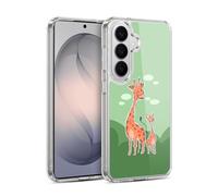Head Case Designs Giraffe Animal With Offspring Gel Case [Military Grade Protection] Compatible with Samsung Galaxy S26 and Compatible with MagSafe