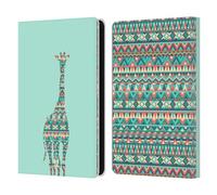 Head Case Designs Giraffe Patterned Animal Silhouettes Leather Wallet Case Compatible With Kindle Paperwhite 5 (2021)