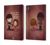 Head Case Designs Give You My Heart Aglow With Love Leather Wallet Case Compatible With Apple iPad Pro 13 M4 2024