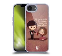 Head Case Designs Give You My Heart Cute Emo Love Gel Case [Military Grade Protection] Compatible with Apple iPhone 16e and Compatible with MagSafe