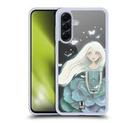 Head Case Designs Glowing Blue Maiden Beautiful Melancholia Gel Case [Military Grade Protection] Compatible With Samsung Galaxy A56 5G
