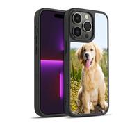Head Case Designs Golden Retriever Puppy Popular Dog Breeds Gel Armour Case [Military Grade Protection] Compatible With Apple iPhone 14 Pro