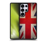 Head Case Designs Great Britain UK Grunge Country Flags Gel Armour Case [Military Grade Protection] Compatible With Samsung Galaxy S25 Ultra