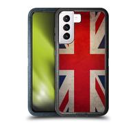 Head Case Designs Great Britain UK Grunge Country Flags Ultra-Armoured Shockproof Case [Military Grade Protection] Compatible With Samsung Galaxy S21 5G