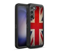 Head Case Designs Great Britain UK Grunge Country Flags Ultra-Armoured Shockproof Case [Military Grade Protection] Compatible With Samsung Galaxy S23+ 5G