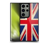 Head Case Designs Great Britain UK Vintage Flags Gel Armour Case [Military Grade Protection] Compatible With Samsung Galaxy S24 Ultra 5G
