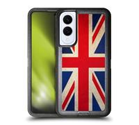 Head Case Designs Great Britain UK Vintage Flags Ultra-Armoured Shockproof Case [Military Grade Protection] Compatible With Samsung Galaxy S25 Edge