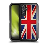 Head Case Designs Great Britain UK Vintage Flags Ultra-Armoured Shockproof Case [Military Grade Protection] Compatible With Samsung Galaxy A54 5G
