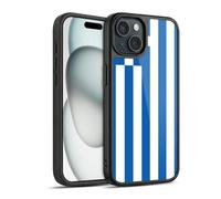 Head Case Designs Greece Gr ountry Flags 1 Gel Armour Case [Military Grade Protection] Compatible With Apple iPhone 15