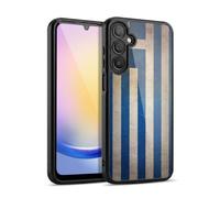 Head Case Designs Greece Greek Hellenic Football Grunge Country Flags 1 Gel Armour Case [Military Grade Protection] Compatible With Samsung Galaxy A25 5G