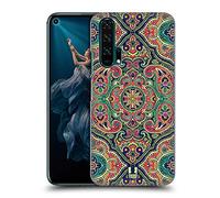 Head Case Designs Green Intricate Paisley Hard Back Case Compatible for Huawei Honor 20 Pro
