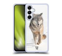 Head Case Designs Grey Wolf Running Wildlife Gel Case [Military Grade Protection] Compatible with Samsung Galaxy A16 5G and Compatible with MagSafe