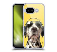 Head Case Designs Grooving Dalmatian Funny Animals Gel Case [Military Grade Protection] Compatible With Google Pixel 9A