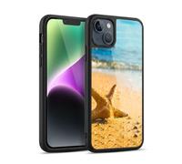 Head Case Designs Half Buried Starfish Iconic Fauna Gel Armour Case [Military Grade Protection] Compatible With Apple iPhone 14 Plus