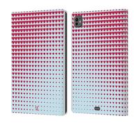 Head Case Designs Heart Halftones Leather Wallet Case Compatible With Apple iPad Pro 11 M4/M5 2024/2025