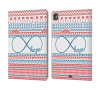 Head Case Designs Hope Infinity Aztec Leather Wallet Case Compatible With Apple iPad Pro 13 M4 2024