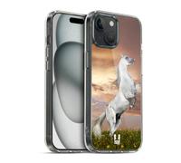 Head Case Designs Horse Wildlife Gel Case [Military Grade Protection] Compatible with Apple iPhone 15 and Compatible with MagSafe