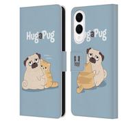 Head Case Designs Hug Piper The Pug Leather Wallet Case Compatible With Samsung Galaxy S25 Edge