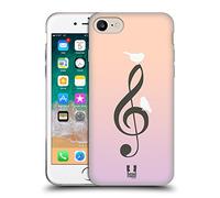Head Case Designs In The Sky Birds Of Music Gel Case [Military Grade Protection] Compatible with Apple iPhone 7/8 / SE 2020 & 2022 and Compatible with MagSafe