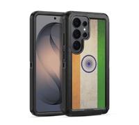 Head Case Designs India Indian Bharat Football Vintage Flags Ultra-Armoured Shockproof Case [Military Grade Protection] Compatible With Samsung Galaxy S26 Ultra