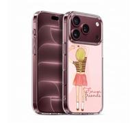 Head Case Designs Infinity Stripes My Bff Cases Gel Case [Military Grade Protection] Compatible With Apple iPhone 18 Pro
