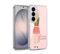 Head Case Designs Infinity Stripes My Bff Cases Gel Case [Military Grade Protection] Compatible with Samsung Galaxy S26 and Compatible with MagSafe