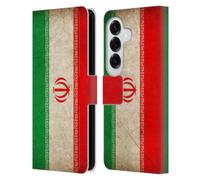 Head Case Designs Iran Iranian Vintage Football World Flags Leather Wallet Case Compatible With Samsung Galaxy S26