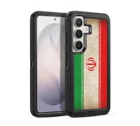 Head Case Designs Iran Iranian Vintage Football World Flags Ultra-Armoured Shockproof Case [Military Grade Protection] Compatible With Samsung Galaxy S26