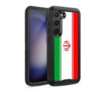 Head Case Designs Iran World Flags Ultra-Armoured Shockproof Case [Military Grade Protection] Compatible With Samsung Galaxy S23 5G