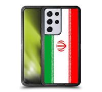 Head Case Designs Iran World Flags Ultra-Armoured Shockproof Case [Military Grade Protection] Compatible With Samsung Galaxy S21 Ultra 5G