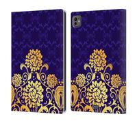 Head Case Designs Iris Modern Baroque Leather Wallet Case Compatible With Apple iPad Pro 11 M4/M5 2024/2025