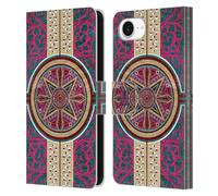 Head Case Designs Islamic Dome Arabesque Pattern Leather Wallet Case Compatible With Apple iPhone 16e