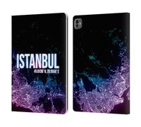 Head Case Designs Istanbul City Lights Leather Wallet Case Compatible With Apple iPad Pro 13 M4 2024