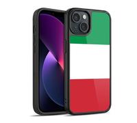 Head Case Designs Italy Italian Italia Country Flags 1 Gel Armour Case [Military Grade Protection] Compatible With Apple iPhone 13