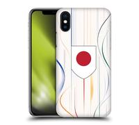 Head Case Designs Japan Japanese Nippon Nisshoki Football Kit Flags Hard Back Case Compatible With Apple iPhone X/iPhone XS