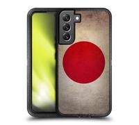 Head Case Designs Japan Japanese Nisshoki Grunge Country Flags 1 Ultra-Armoured Shockproof Case [Military Grade Protection] Compatible With Samsung Galaxy S22+ 5G