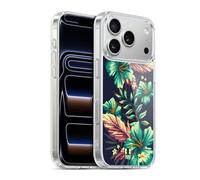 Head Case Designs Jungle Tropical Prints Gel Case [Military Grade Protection] Compatible with Apple iPhone 17 Pro and Compatible with MagSafe