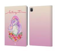 Head Case Designs Killing It Sassy Unicorns Leather Wallet Case Compatible With Apple iPad Pro 13 M4 2024