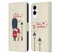 Head Case Designs Kiss A Queen's Guard London Best Leather Wallet Case Compatible With Samsung Galaxy S25 Edge